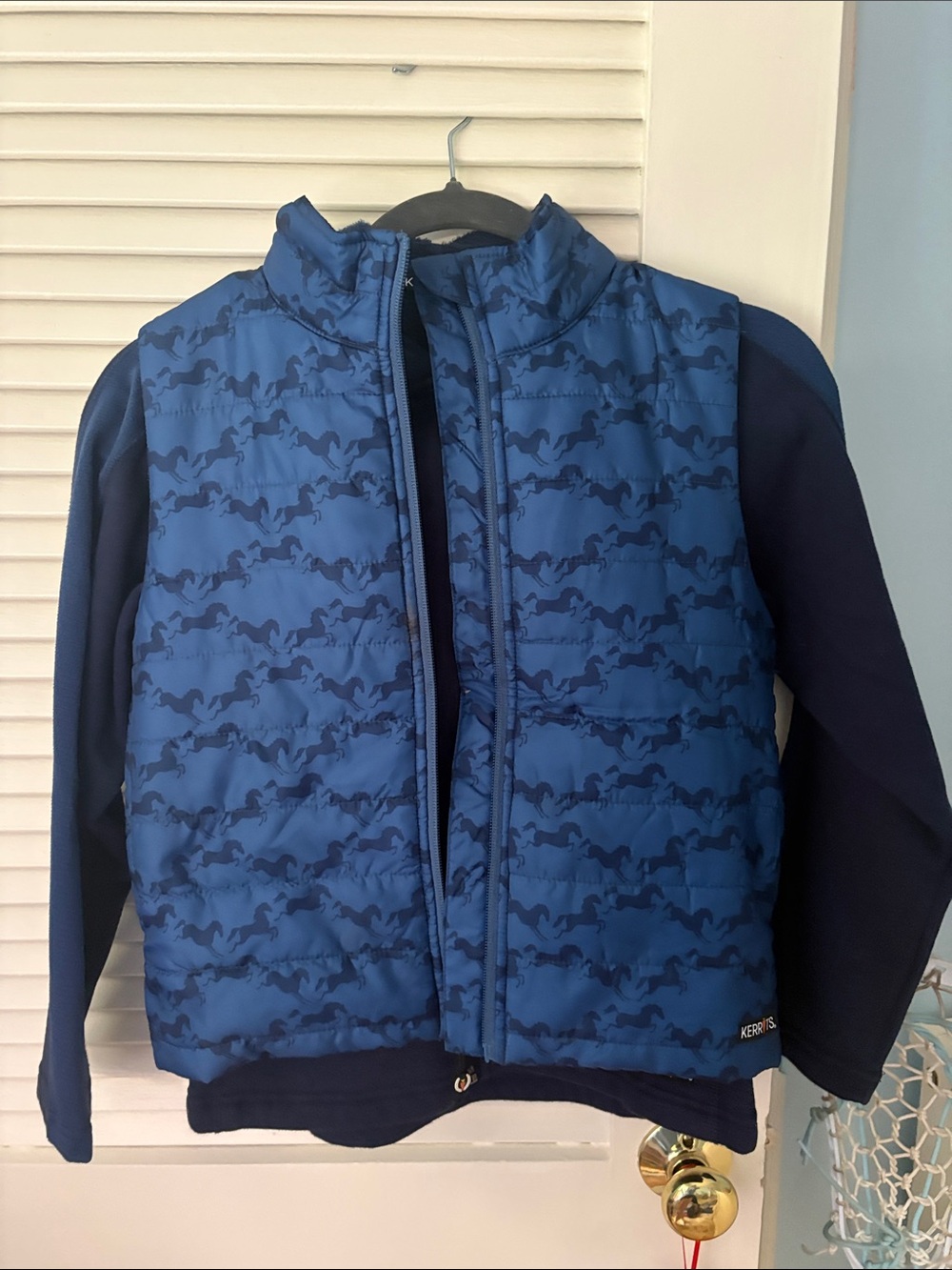 Kerrits Blue Navy Kids Matching Jacket Set